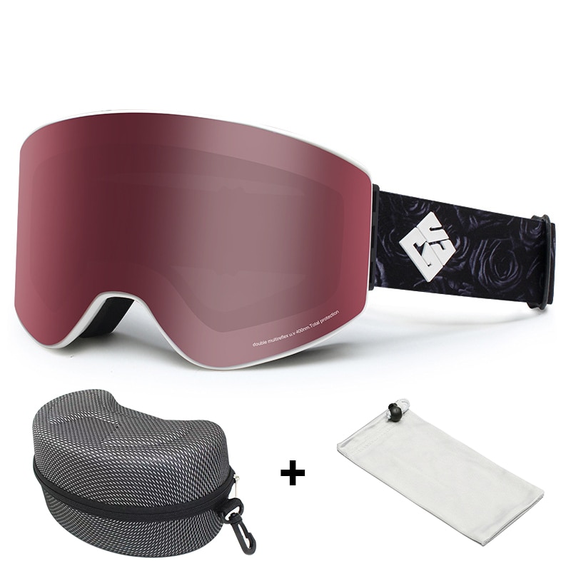 UV400 이중 안개 방지 스노우보드 안경 남녀 공용, 스노우보드 사이클링 스키 고글, 겨울 신상